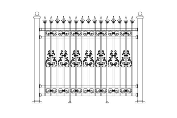8080-aluminium-fence_1 8080 Aluminium fence